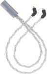 Dekoni Audio Ensemble USB-C Silver 52" Braided MMCX IEM Cablu pentru căşti (<![CDATA[CBZ-USBC-TW-52-MMCX]]>)