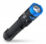 Newell FL1000 USB-C taktikai zseblámpa fekete-kék (5907489648455) (5907489648455)