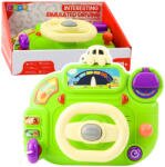 LeanToys Interaktív Kormánykerék Gyerekeknek, Vezetési Szimulátorhoz, Zöld Fényekkel