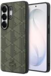 Lacoste PVC Blend Monogram Magnetic Zadní Kryt pro Samsung Galaxy S26 Ultra Khaki