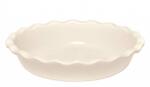 Emile Henry Formă rotundă de tort 26 cm, crem, ceramică, Staub (EH026131)