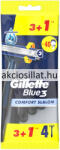 Gillette Blue3 Comfort Slalom eldobható borotva 4db-os