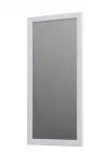 Oristo Oglinda suspendata Oristo Montebianco, 40 x 80 cm, alb, 47-L-RAOO-40-2 (47-L-RAOO-40-2)