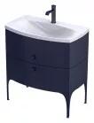 Oristo Dulap pentru lavoar Oristo Louis, pe podea suspendat, 82 x 48 x 55 cm, sertar, mat, albastru, 50-SD2S-82-14 (50-SD2S-82-14)