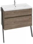 Defra Dulap pentru lavoar Defra Arty, pe podea, 80 x 40 x 83 cm, setar, mat, maro, 215-D-08006 (215-D-08006)