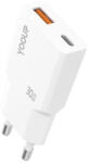 YOOUP NC113-D USB/USB-C hálozati töltő - 30W