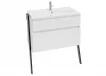 Defra Dulap pentru lavoar Defra Arty, pe podea, 80 x 40 x 83 cm, setar, lucios, alb, 215-D-08005 (215-D-08005)