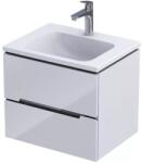 Oristo Dulap pentru lavoar Oristo Silver, suspendat, 60 x 45 x 55 cm, sertar, lucios, alb, 33-SD2S-60-1 (33-SD2S-60-1)