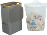 Elleci Szennyeskosár 100L szürke 44x33x67 cm (LSZEK-100-GR)