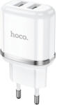 hoco. N4 dupla USB hálozati töltő - 2.4A