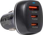 Blow 75-787# Autótöltő G50C 3X USB-A+2XUSB-C 50W