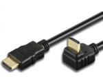 TECHLY Cablu HDMI tata - HDMI tata, înclinat, High Speed, 5M, Ultra HD 4K, Techly, Negru, ICOC HDMI-LE-050