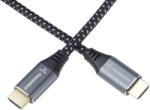 PremiumCord Cablu HDMI, Ultra High Speed, 8K@60Hz, Versiunea 2.1, conectori auriti metalici din aluminiu, 2m, PremiumCord, kphdm21s2