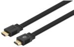Manhattan Cablu HDMI tata - HDMI tata, plat, 3M, MANHATTAN, Negru , ICOC HDMI2-FE-030MH