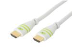 TECHLY Cablu HDMI tata - HDMI tata, High Speed, 1M, Ultra HD 4K, Techly, Alb, ICOC HDMI-4-010WH