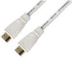 TECHLY Cablu HDMI tata - HDMI tata, High Speed, 5M, 4K @ 60Hz, Techly, Alb , ICOC HDMI-4-050NWT