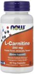 NOW L-Carnitină 250 mg - 60 capsule