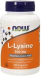 NOW L-Lizină 500 mg - 100 capsule