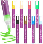 Maaleo Akril markerek - 8 darabos, vízálló