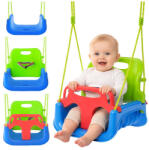 Kruzzel 3 az 1-ben gyerekhinta, otthonra és kertbe, akár 30 kg-ig- zöld és kék szín