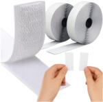 Malatec Öntapadós tépőzár fehér 5m x 2, 5cm