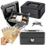 Malatec Fém persely érméknek, bankjegyeknek, dokumentumoknak, széf kulcsoknak