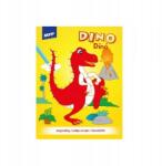 MFP kifestőkönyvek Dino pont-pont 210x275mm/32s 5301084 (Kolorowanka POŁĄCZ KROPKI Dinozaur łamigłówki)