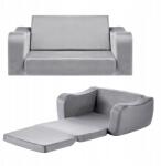 Vevor Gyerek kanapé Összecsukható L-es méret Szürke Szivacs 28D Összecsukható Bölcsődékbe (ZDETSFSZDDMH)