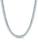 SAVICKI Тенис колие, бяло злато 585, бели диаманти 6.900ct 3.8mm 42cm