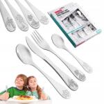 Kamille Gyerek Evőeszköz Szett Acél Evőeszköz Szett 4 db-os Kamille (KM5335)