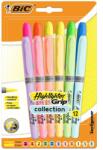 BIC Szövegkiemelő Highlighter Grip Pastel mix 12db Bic (992562)
