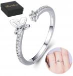 Bsrebra Ezüst gyűrű 925 Pillangó gyűrűk Ezüst Állítható Ezüst Női