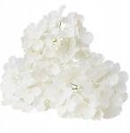 Vevor 65 db műselyem hortenzia virág 9, 8 csokor kompozícióban, fehér (RZXQBS65)