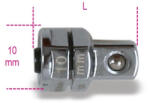 Beta 123Q1/4 Adapter gyorscsatlakozóval 1/4" 10 mm-es racsniskulcshoz 10 (BETA 123Q 1/4) (BETA-001230310)