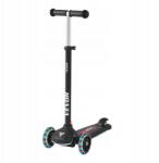 VEVOR 3 kerekű roller világító kerekekkel és könnyű alumínium kerettel, fekete (JTHBC3L5INCH)