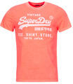 Superdry Rövid ujjú pólók LOGO NEON Narancssárga EU S