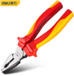 Deli Szigetelt erőkímélő kombinált fogó 7" DL512007