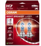 OSRAM Autó izzók Night Breaker H7 Nl +150M +150% Több Fény
