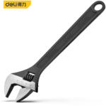 Deli Állítható villáskulcs 250 mm (10"), fekete, DL010H