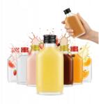 Bimberek 50x Üvegpalackok Csípő Lombik 100ml kupak Esküvői Tinktúra Pálinka Bor (50x Butelka SZKLANA PIERSIÓWKA 100 ml)