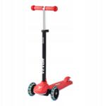 VEVOR 3 kerekű roller világító kerekekkel és könnyű alumínium vázzal piros (JTHBC3L5INCH)