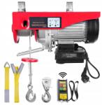 SucceBuy Elektromos Csörlő Vezérelt 250KG Vezeték nélküli Távirányító 12M (DDG550LBS21F)