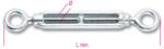BETA 8005Z-K mindkét oldalon szemes feszítőszerelvény, galvanizált (Robur 8005Z-K/M8) kötéstechnikai eszköz (BETA-080059108)