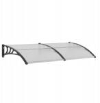 Vevor Ablak-ajtó napellenző 40x80" Upf 50+ polikarbonát nap-, eső- és hóvédelemmel (MCZYPYCBS4080JUOZV0)