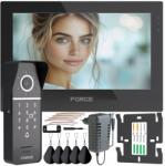 Force Video Kaputelefon Force Prima 7" Fekete Full Hd Olvasó Kulcstartó Kapunyitó (MT-7"B-4W +GS-1080p-RK-4W)