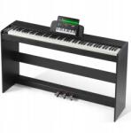 Vevor 88 billentyűs, teljesen súlyozott digitális zongora, dupla billentyűzet, egyszerű szekrény konzol (YTSZCGQ88JXTD)