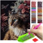 Artulio Gyémánt hímzés gyerekeknek mozaik diamond painting 5D cica virágok pillangó (Haft Diamentowy diamond painting Mozaika 5d)