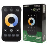 Ecolight RF érintős távirányító CCT V2 és V2-L vezérlőkhöz, 1 zónás, fekete fényerőszabályzóval, R7-1 Ecolight (ECOAKC0528)
