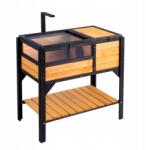 Vevor Teknős Tartály 85x50x82, 5CM Fa Házikó Átlátszó Panellel (MZWGXMZDGJJD4R4VJ)