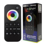 Ecolight RF érintős távirányító RGB CCT vezérlőkhöz V5-M 4 zónás fekete fényerőszabályzó RT10 Ecolight (ECOAKC0548)